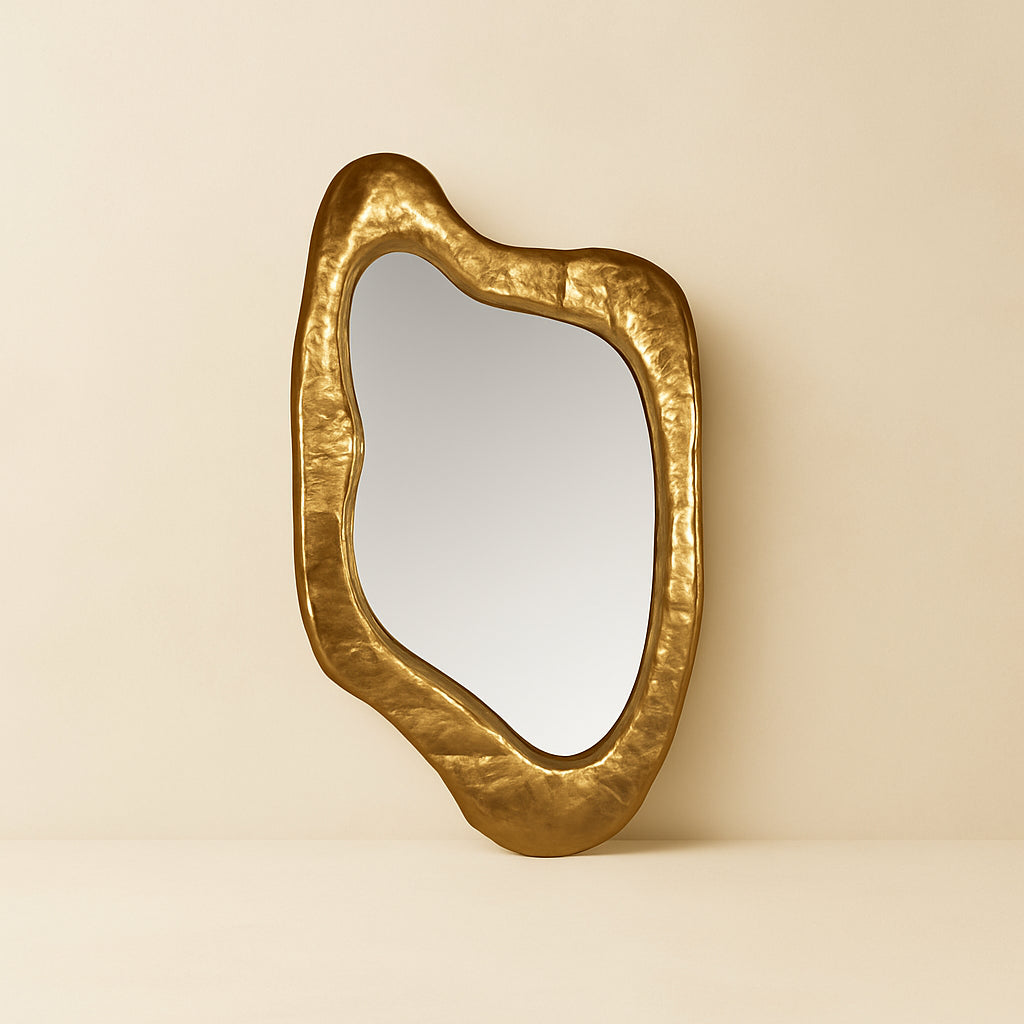 Spiegel Blinne Gold