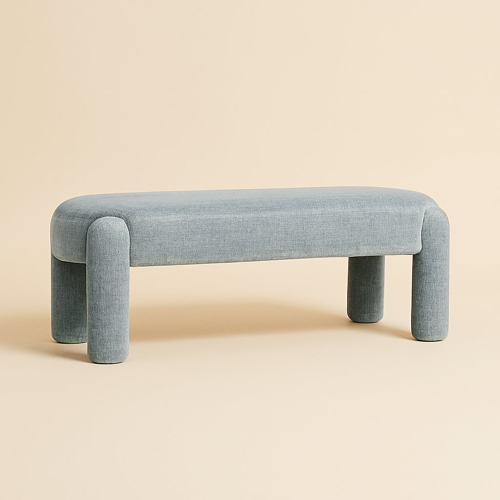Bank Holly Light Blue Chenille