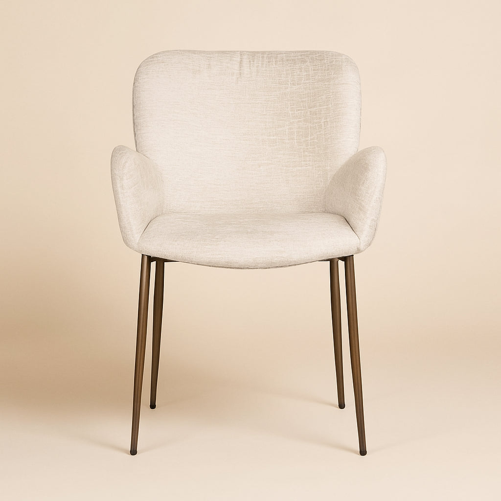 Eetkamerstoel Amber Cream Fusion Fire Retardant