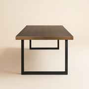 Eettafel Bloomville Brass Shagreen Incl. Glass Top 230