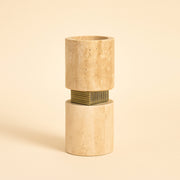 Candle holder Boaz beige large