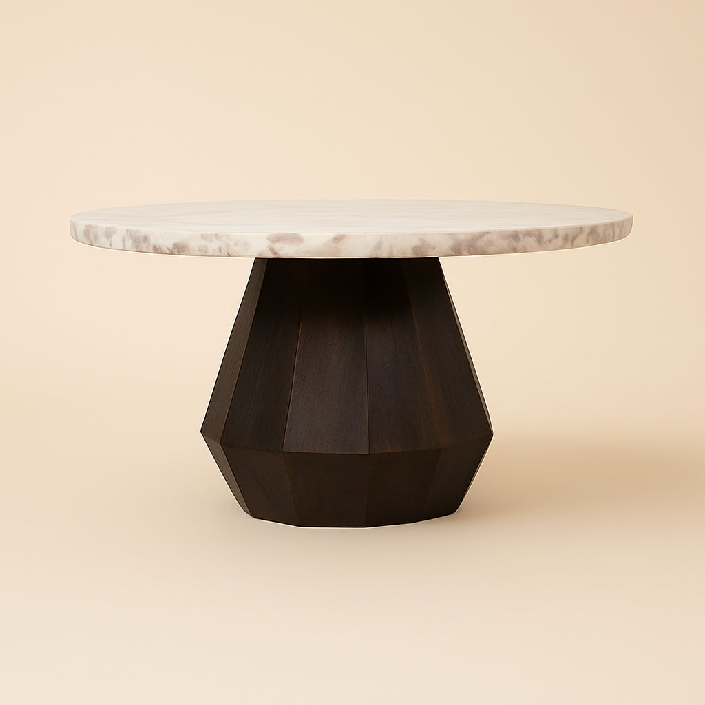 Salontafel Oberoy Blush Beige 80ø