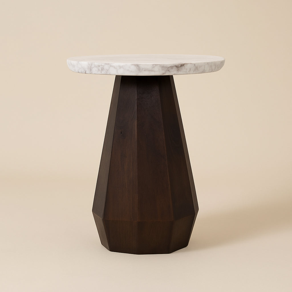 Bijzettafel Oberoy Blush Beige 45ø