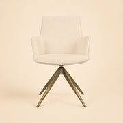 Eetkamerstoel Dakota Niagara Beige Swivel With Arm