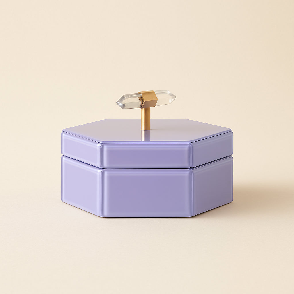 Opbergdoos Jutta Purple Small