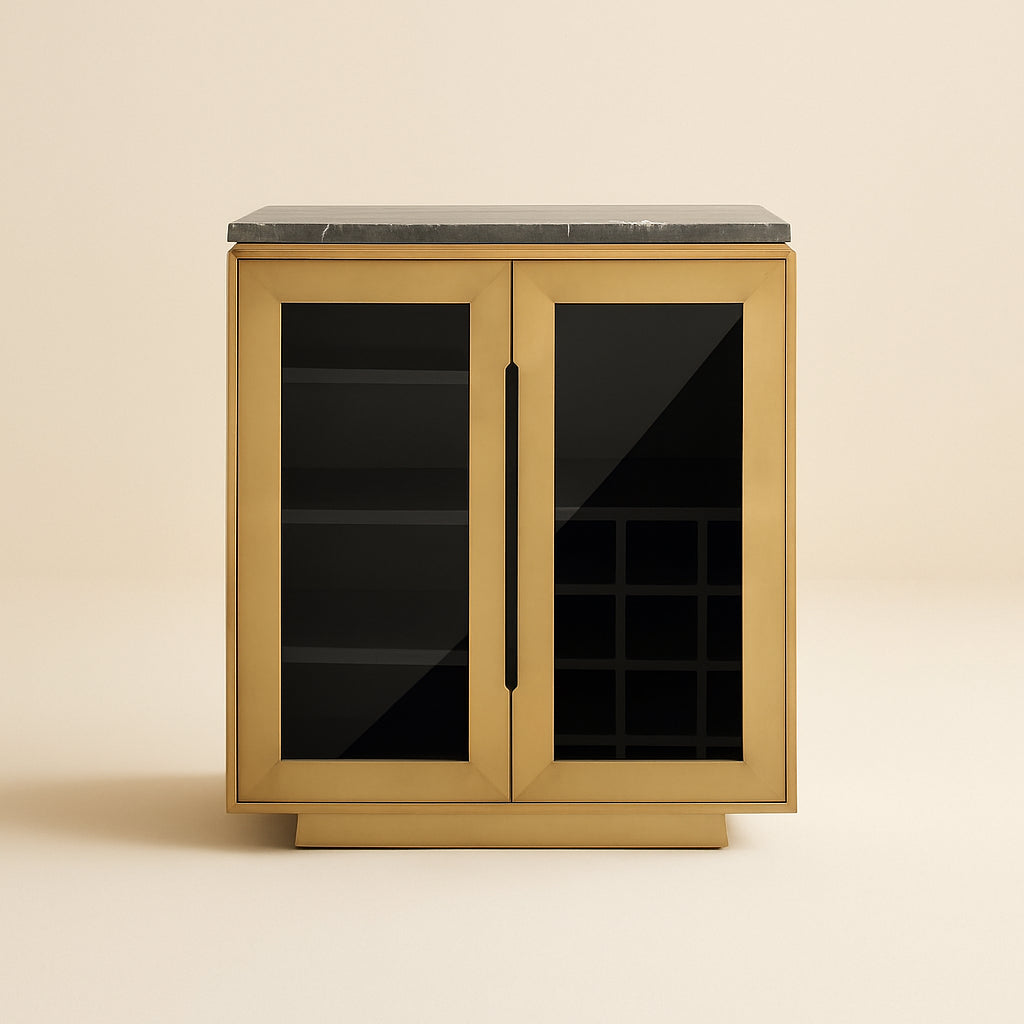 Dressoir Finsbury Black/gold