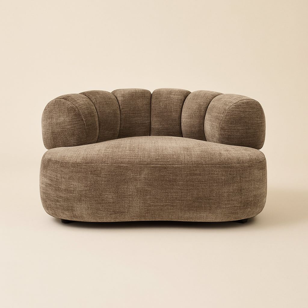 Lounge chair Penelope niagara stone fire retardant