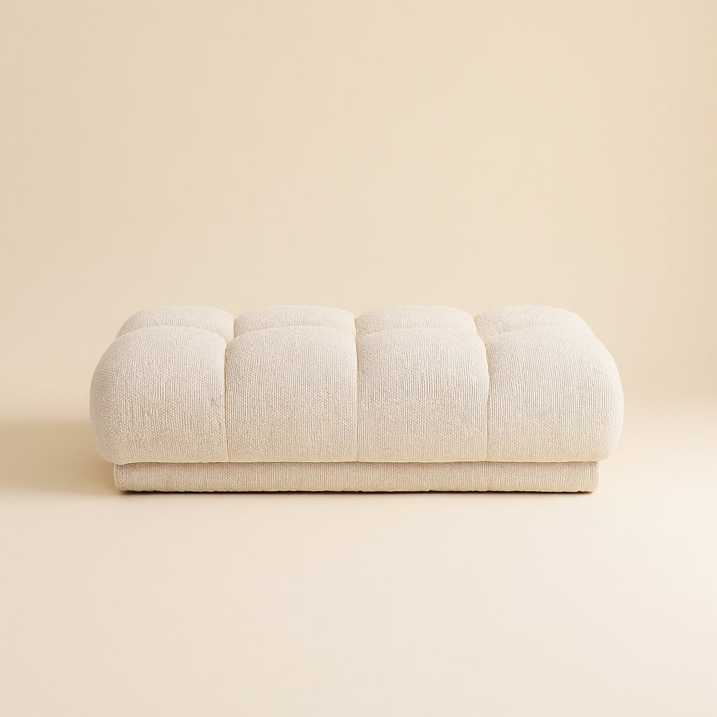 Pouffe & Footstool Noah lovely cream