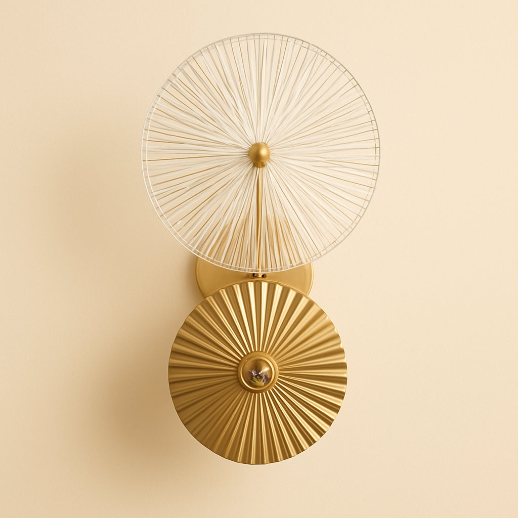 Wandlamp Otis Brushed Gold