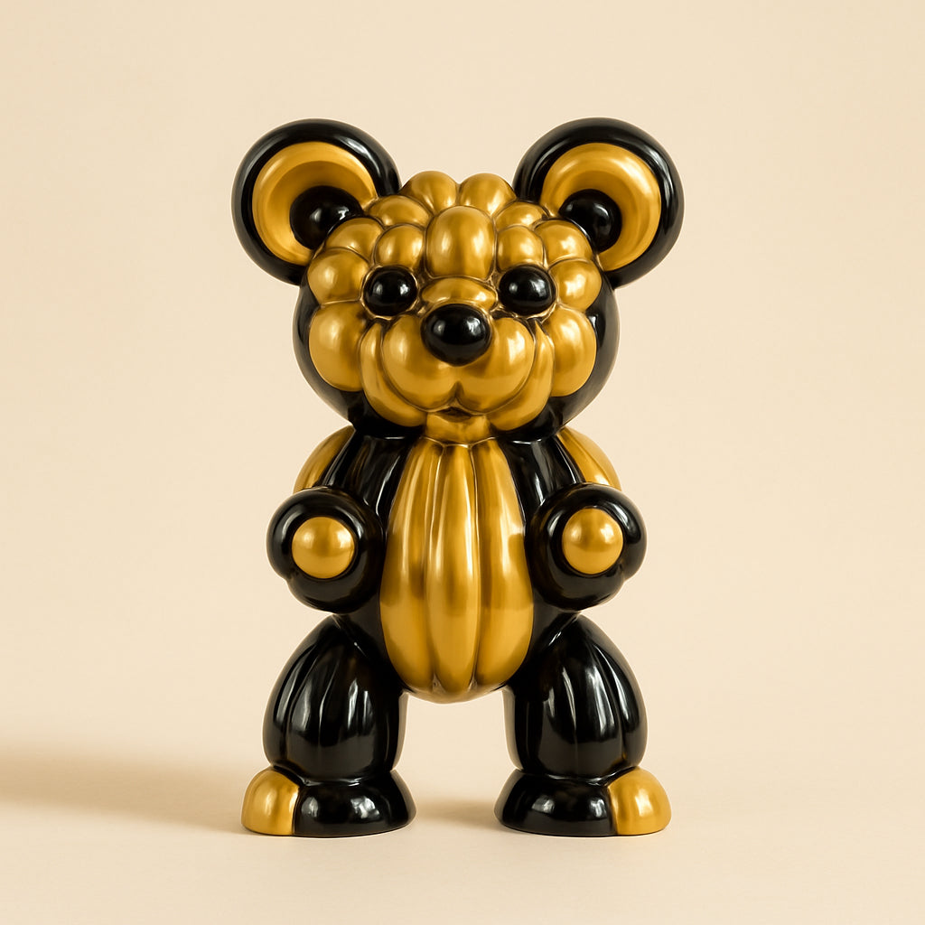 Decoratief Object Silly Black/gold