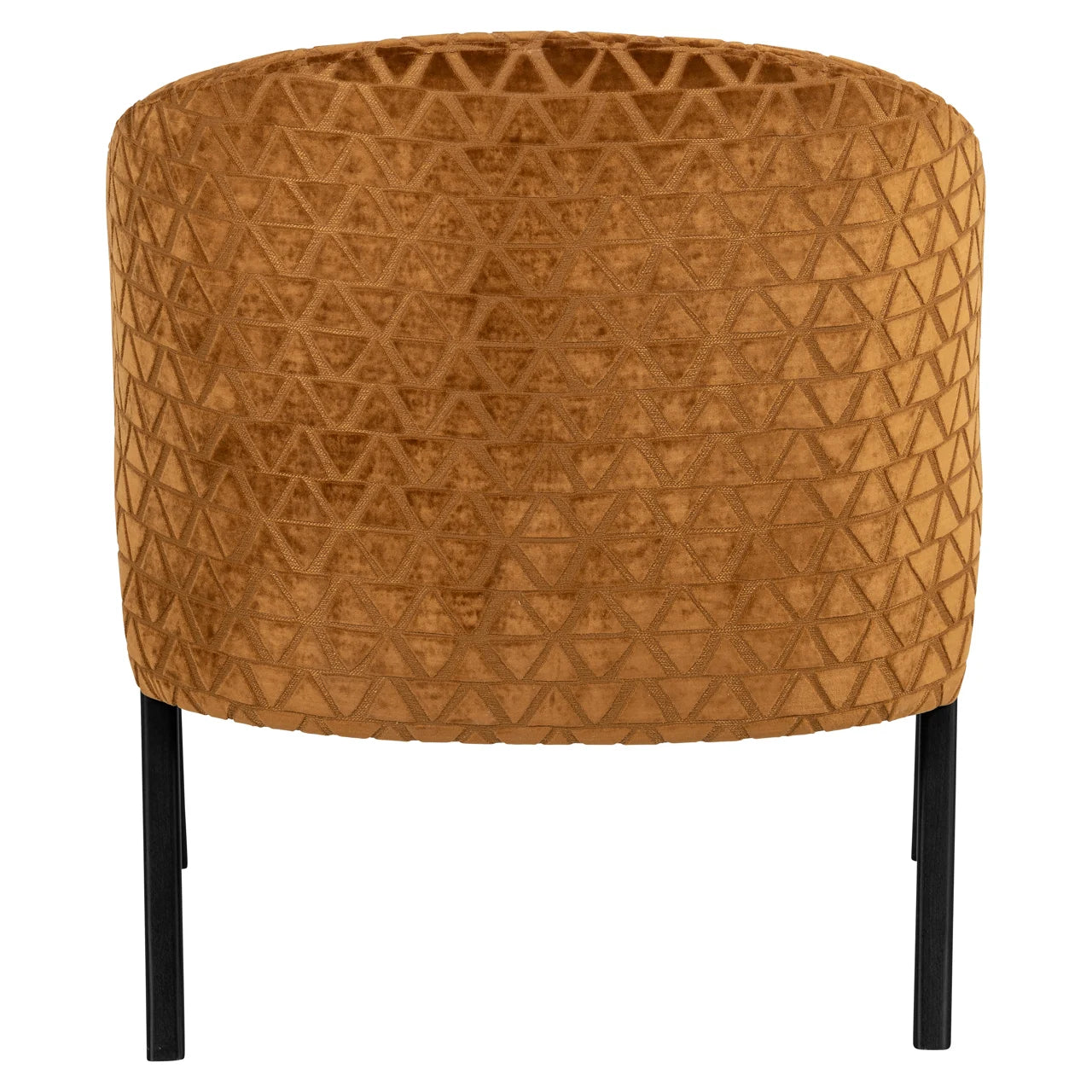 Lounge stoel Mia old gold triangle