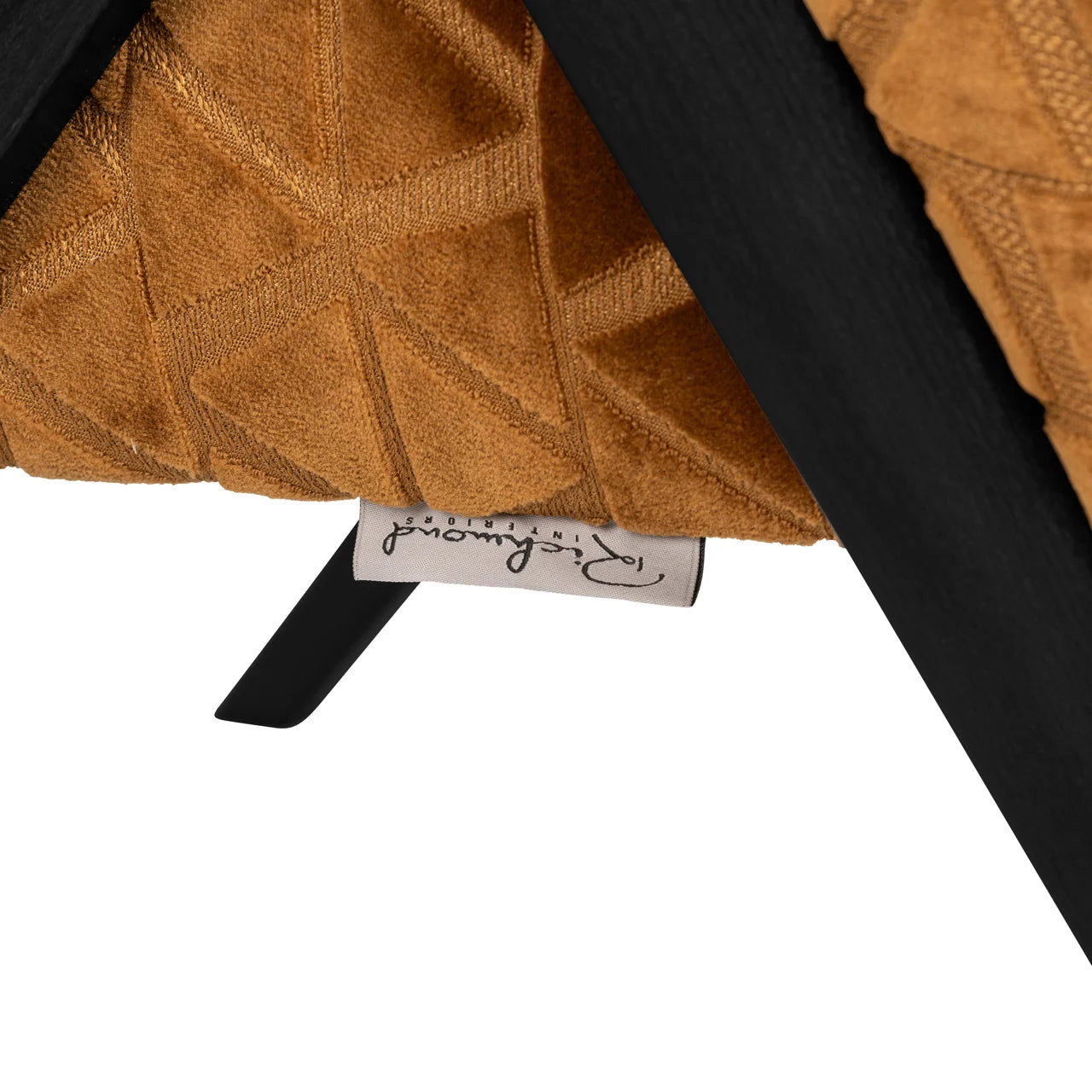 Lounge stoel Mia old gold triangle