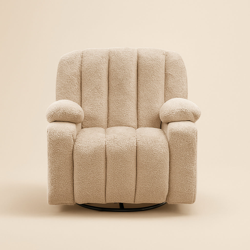 Lounge Stoel Mickey Sheep Natural Swivel Kids