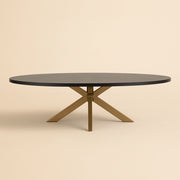 Dining table Watson black/gold 235