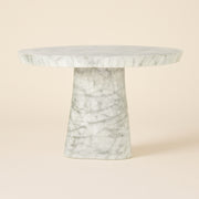 Outdoor Eettafel Rockyard White Marble Look 140ø