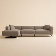 Bank Hoxton Lovely Beige 3-seater + Lounge Left