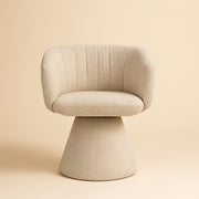 Eetkamerstoel Madeline Cream Unicorn Swivel