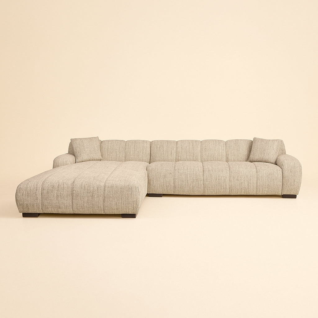 Bank Hazel Trendy Nature 3-seater + Lounge Left