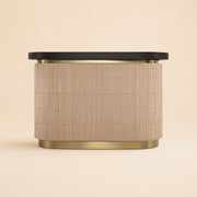 Richmond Interiors Bartafel Martini Travertin Hout Beige — home bar woonkamer