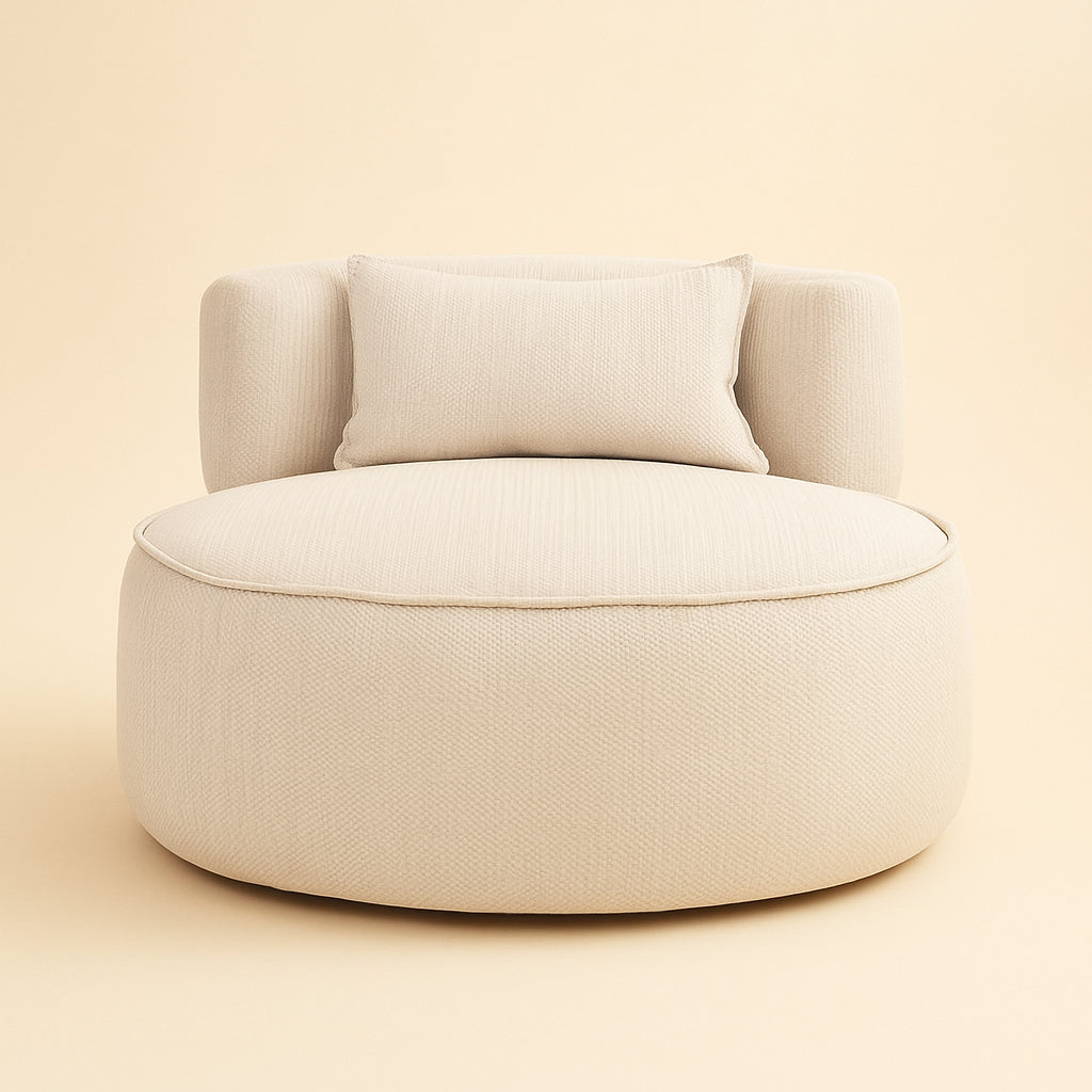 Outdoor Lounge Stoel Nammos Beige Swivel