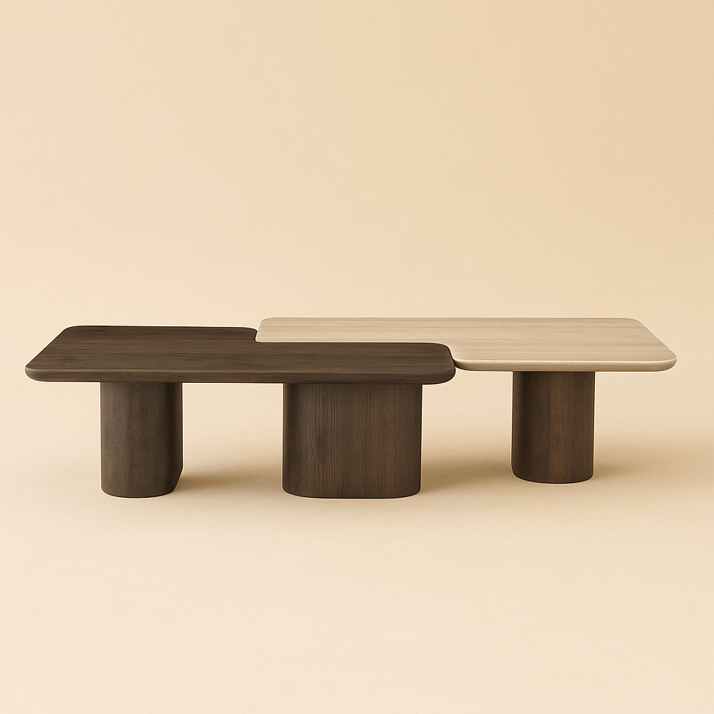 Salontafel Nando Brown (set Of 2)