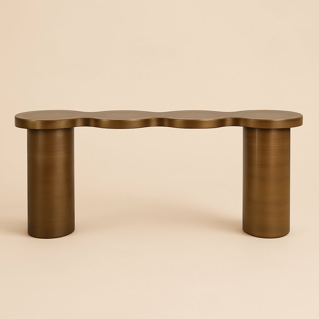 Console Bubba Brushed Gold