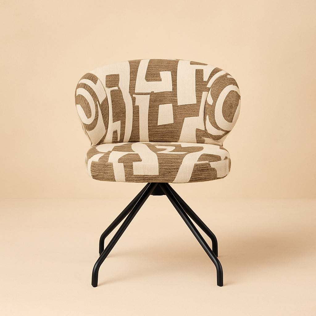 Eetkamerstoel Milly Moss Graffic Swivel