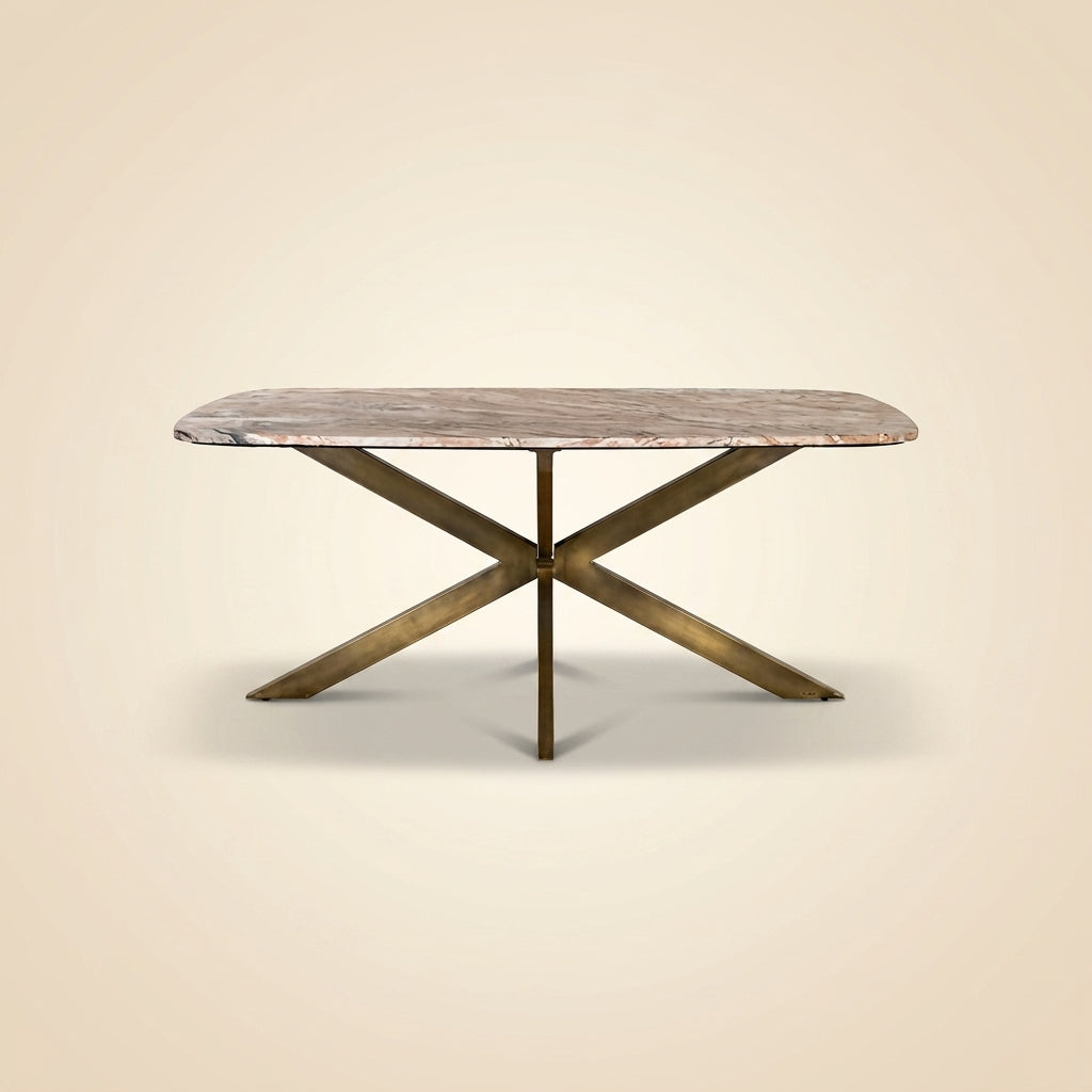Eettafel Bottega Blush Beige Danish Oval 190