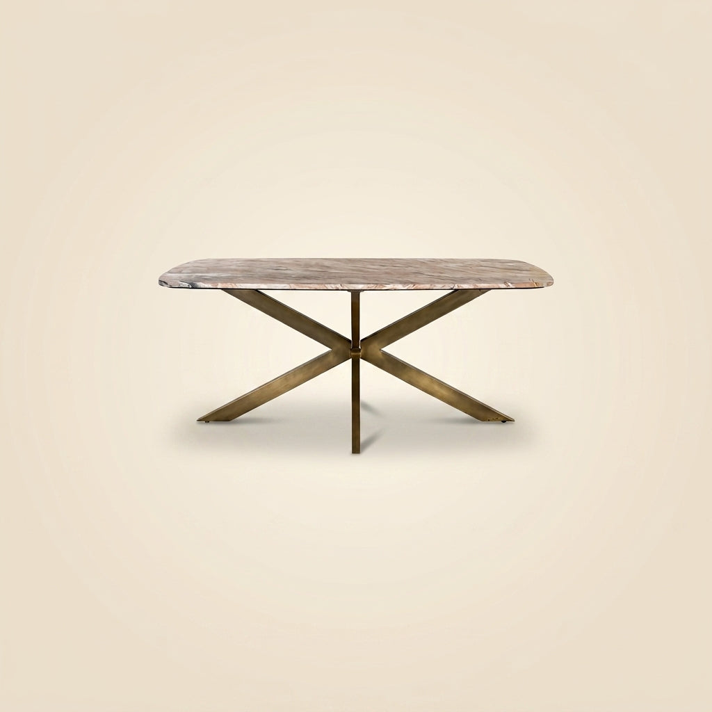 Eettafel Bottega Blush Beige Danish Oval 220