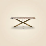 Eettafel Bottega Blush Beige Danish Oval 220