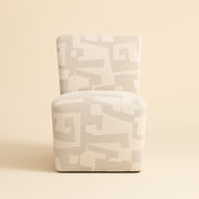 Eetkamerstoel Lorain Beige Graffic On Wheels