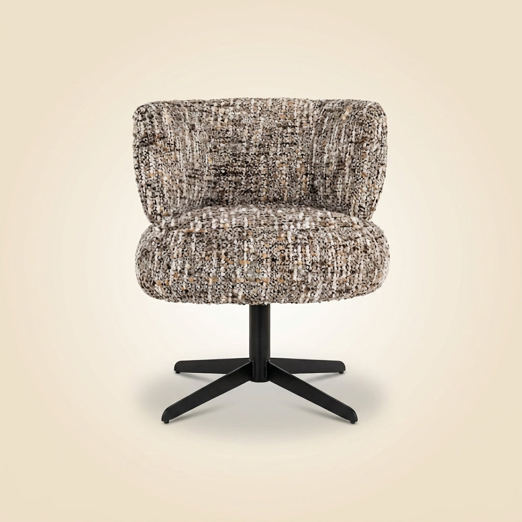 Eetkamerstoel Alexis Brown Omara Swivel