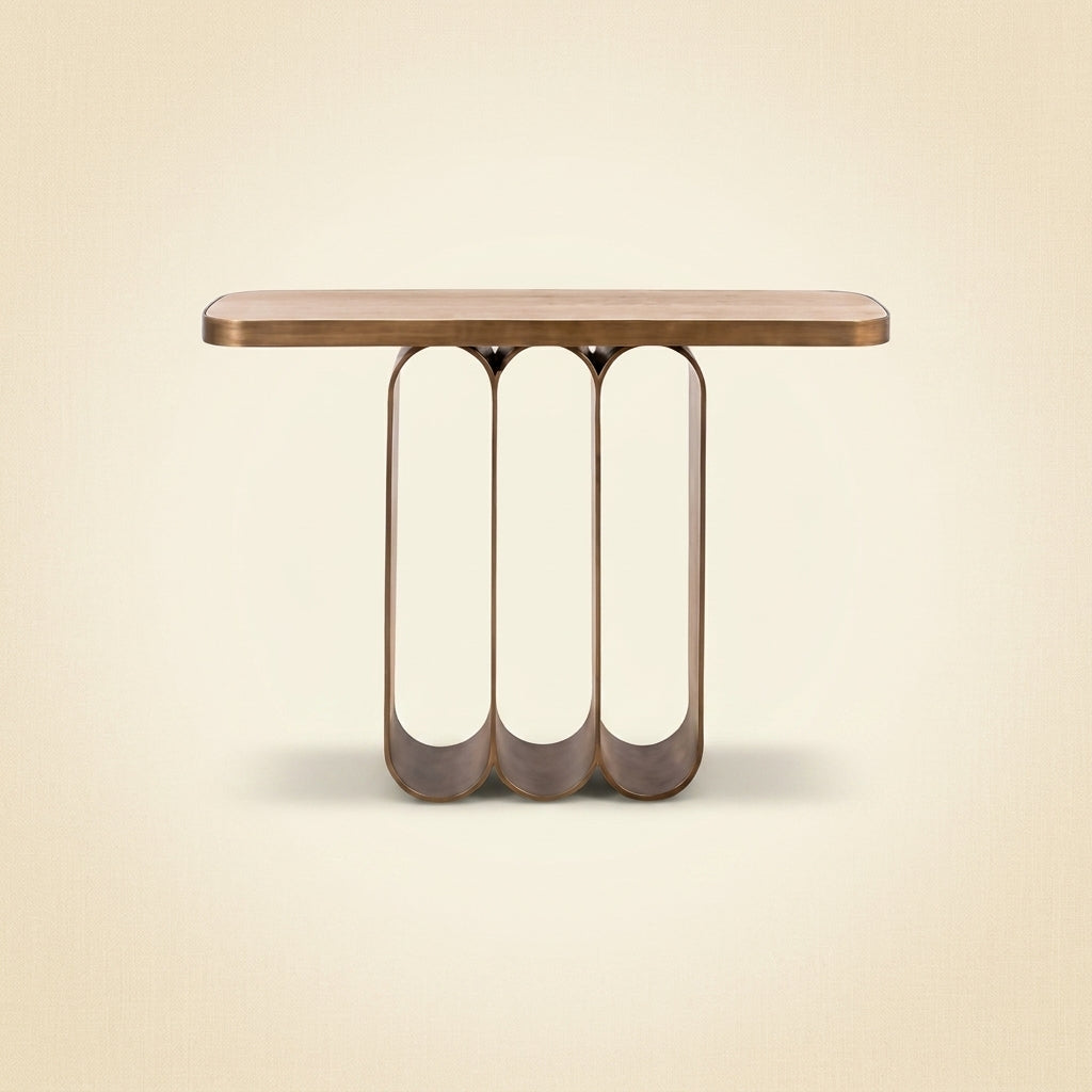 Console Locarno Brushed Gold