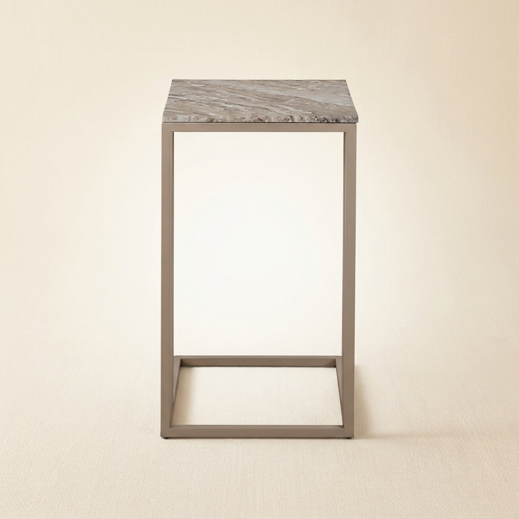 Bankbijzettafel Fairfax Clay