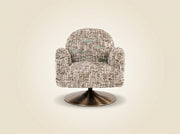 Lounge Stoel Kagney Brown Omara Swivel