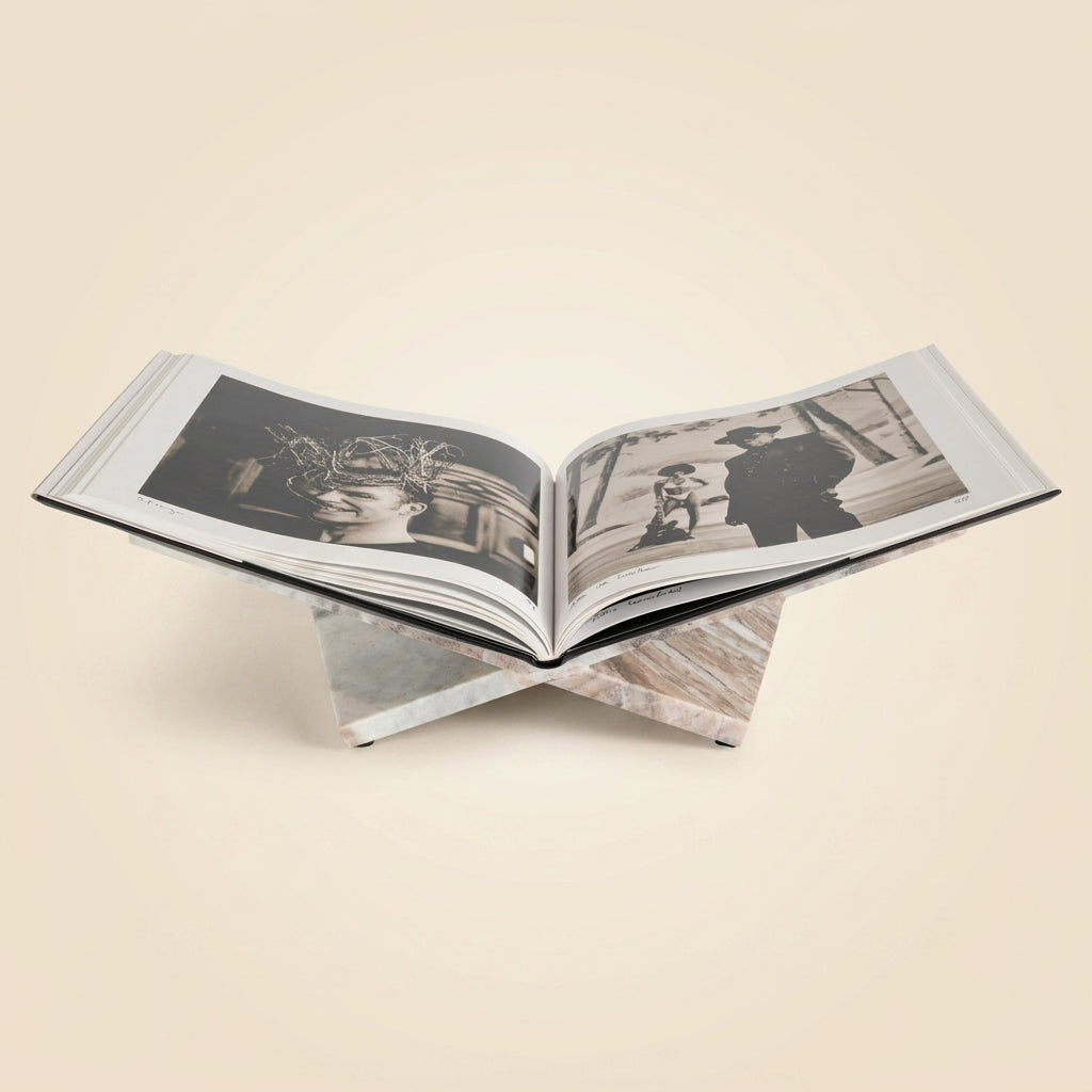 Boekenstandaard Belicia Blush Beige