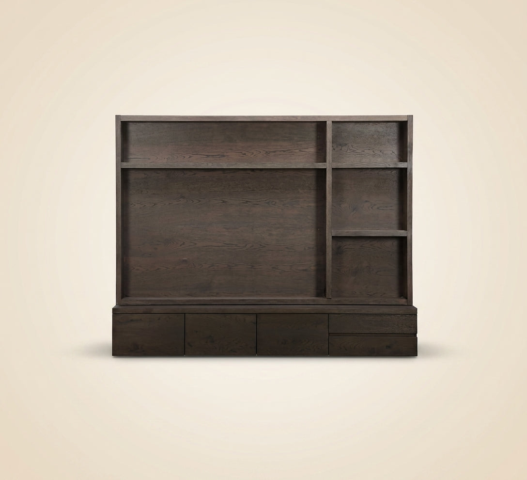 Tv-meubel Lachance Brown  3-doors 2-drawers