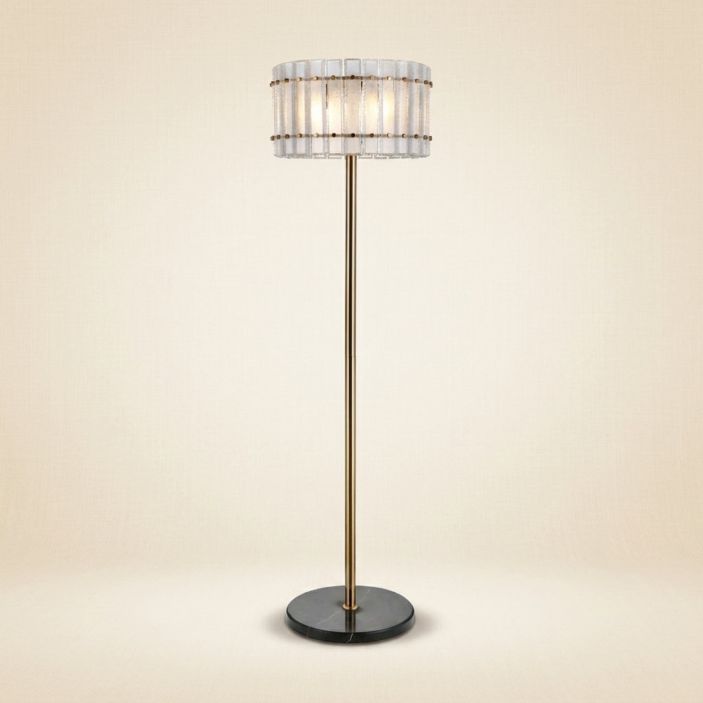 Vloerlamp Feline Brass Antique