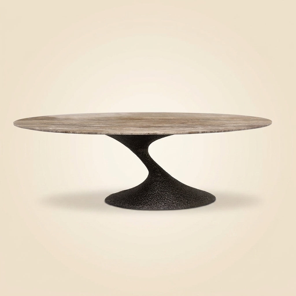 Eettafel Russo Ash Brown Oval 235