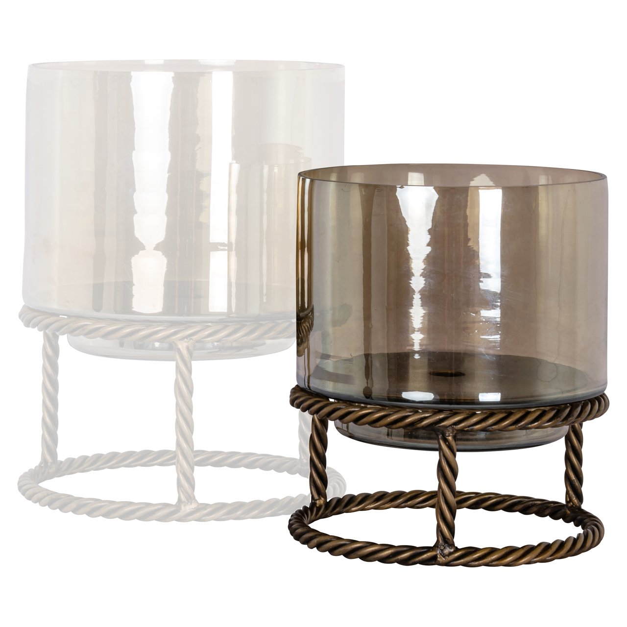Windlicht Ropia Brass Antique Small