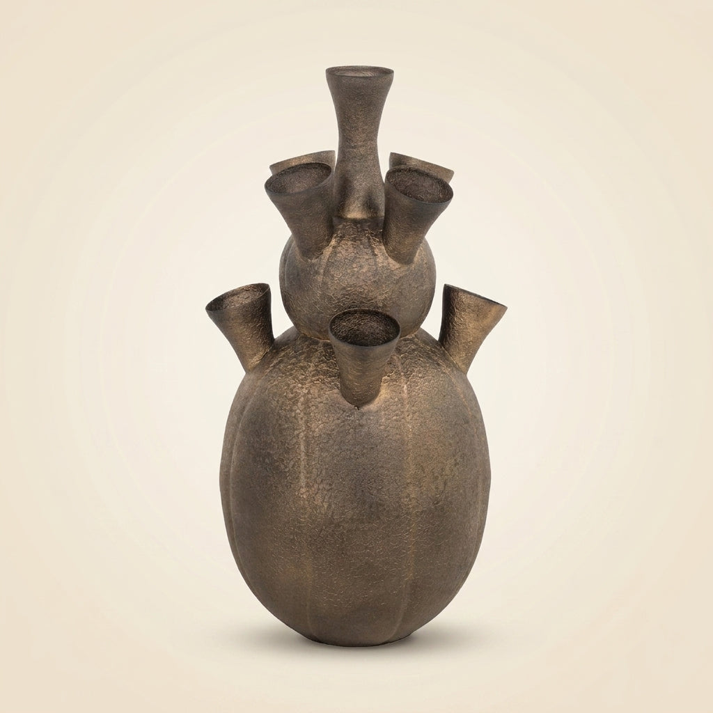 Vaas Maleen Brass Antique