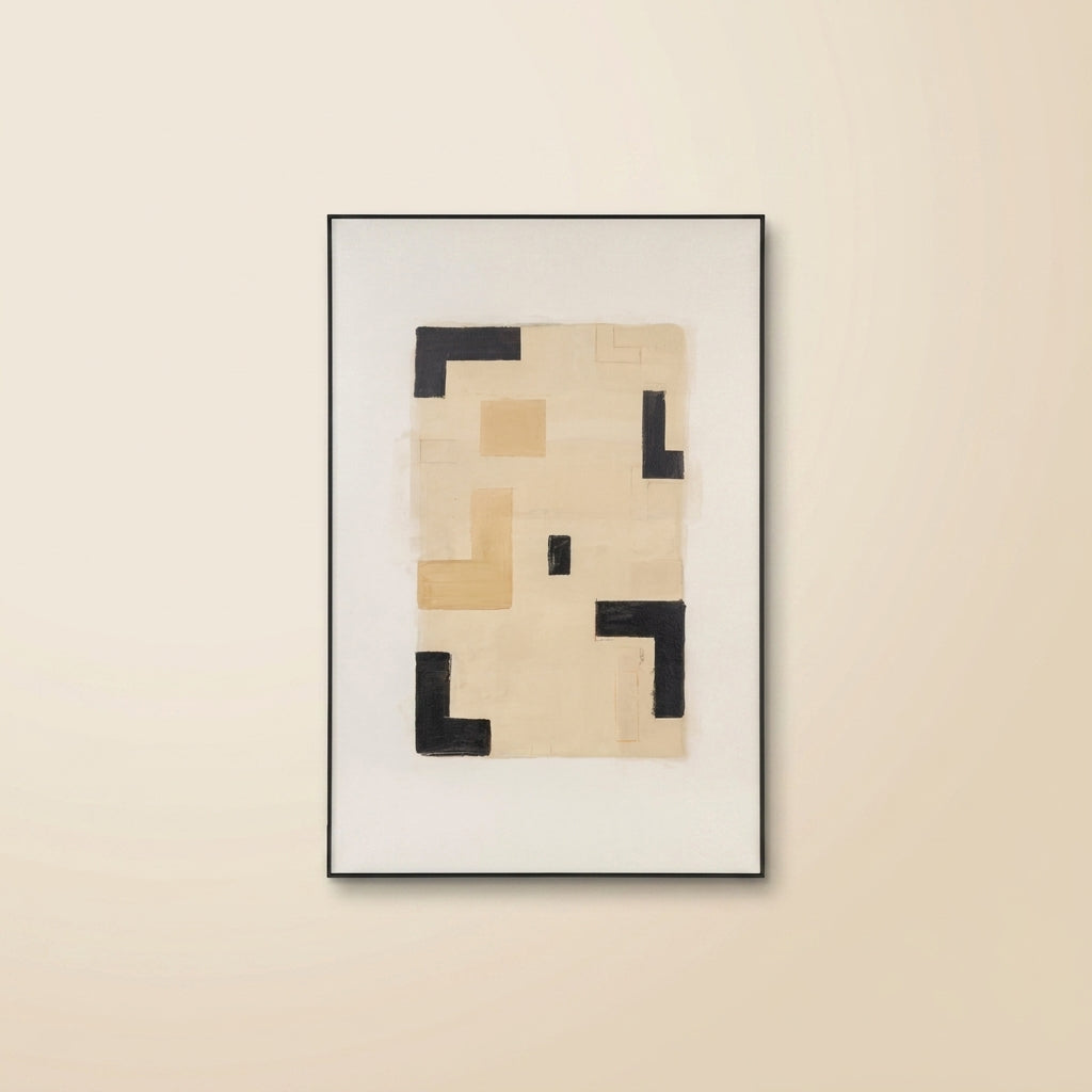 Wall Art Vortex Beige Left