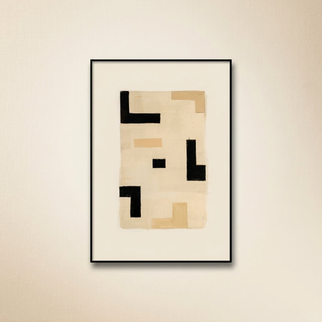 Wall Art Vortex Beige Right