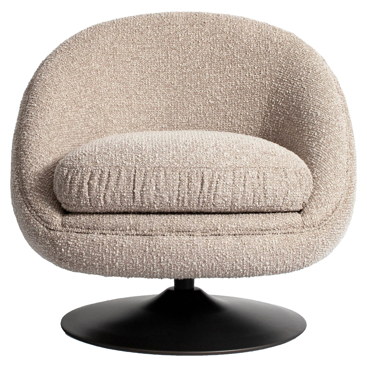 Lounge Stoel Nodo Natural Chunky Swivel