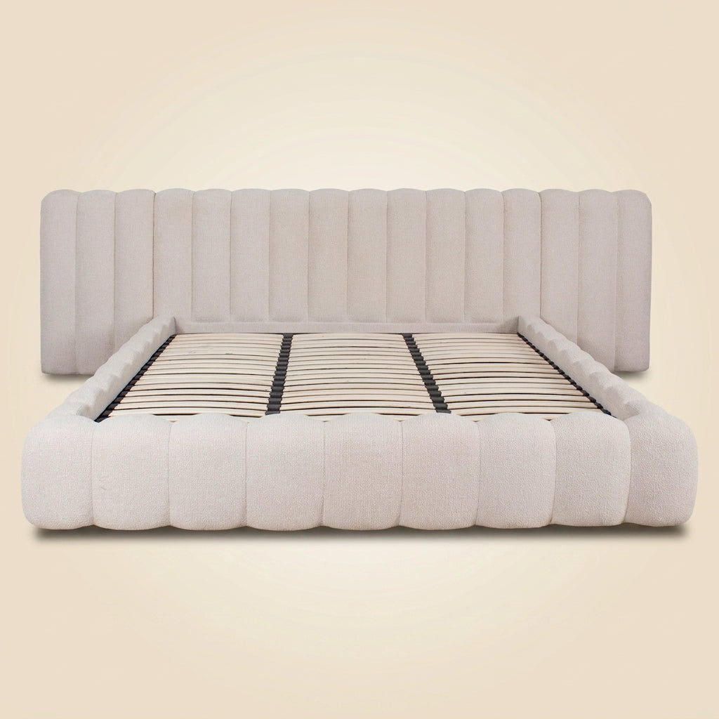 Bed Cupidon Cream Fancy 180x210 (mattress Size (excl.)) With Storage