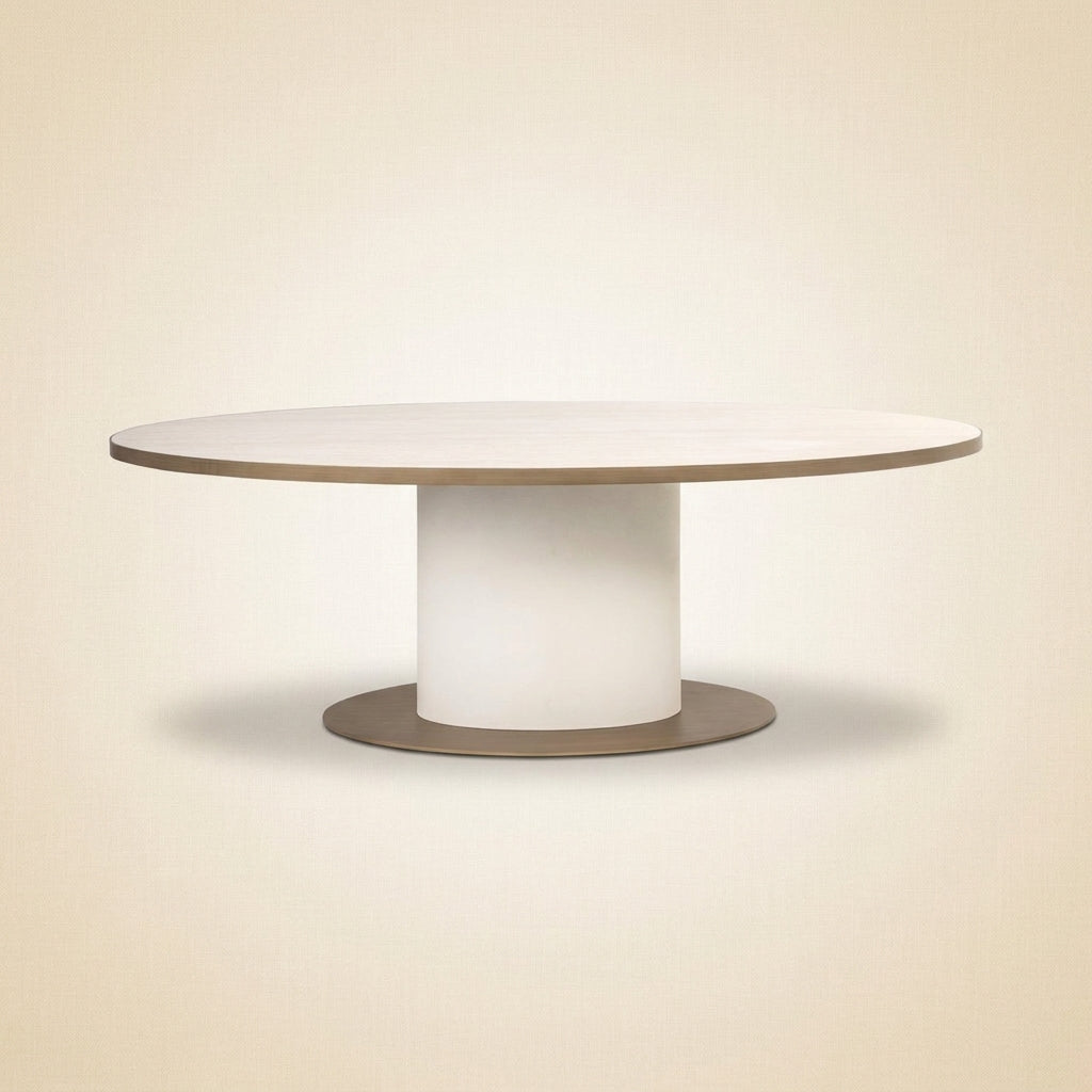 Eettafel Tivoli White Oval 230