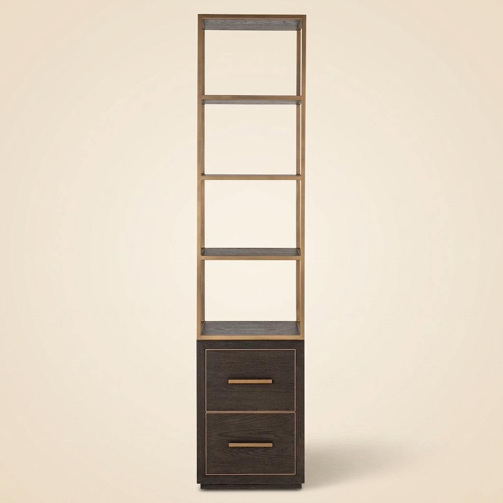 Wandkast Carter Brown Small 2-drawers