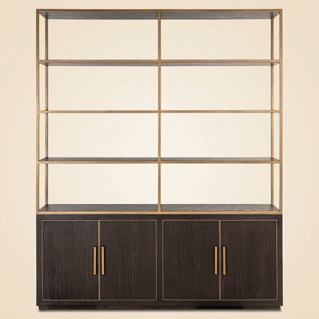 Wandkast Carter Brown Large 4-doors