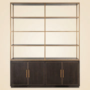 Wandkast Carter Brown Large 4-doors