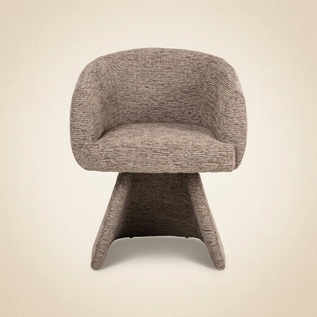 Eetkamerstoel Quiriro Mocca Linear Swivel